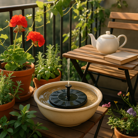 AquaSonne™ | Solarbrunnen für den Garten