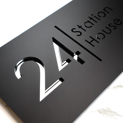 MatteHaus™ | Acryl Hausnummernschild