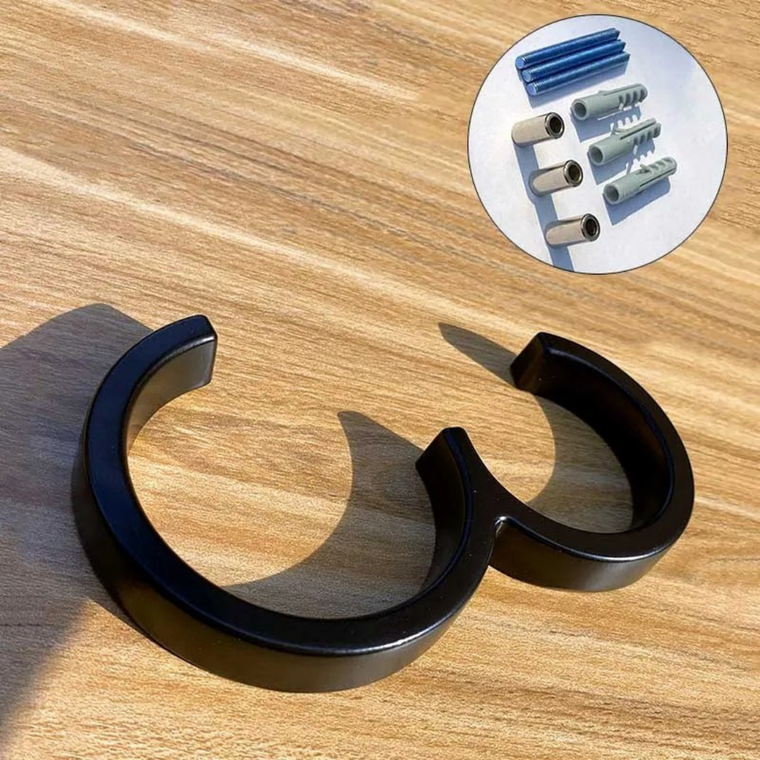 BoldHaus™ | Schwarze Floating Hausnummer