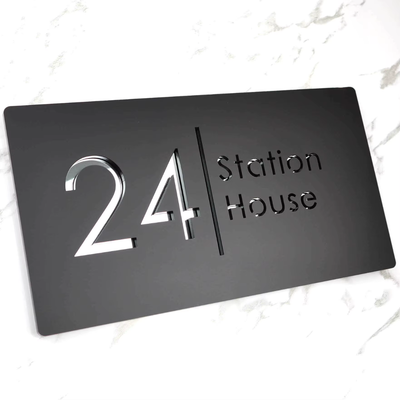 MatteHaus™ | Acryl Hausnummernschild