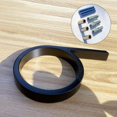 BoldHaus™ | Schwarze Floating Hausnummer