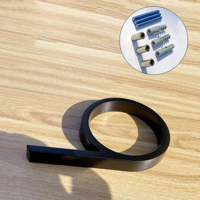 BoldHaus™ | Schwarze Floating Hausnummer