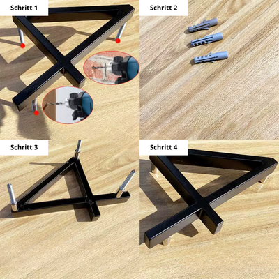 BoldHaus™ | Schwarze Floating Hausnummer