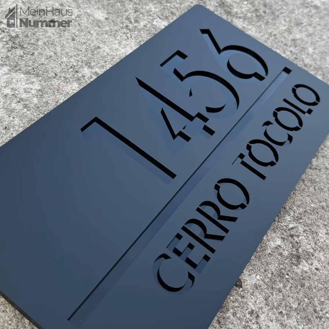 StyleHaus™ | Premium Acryl Hausnummernschild