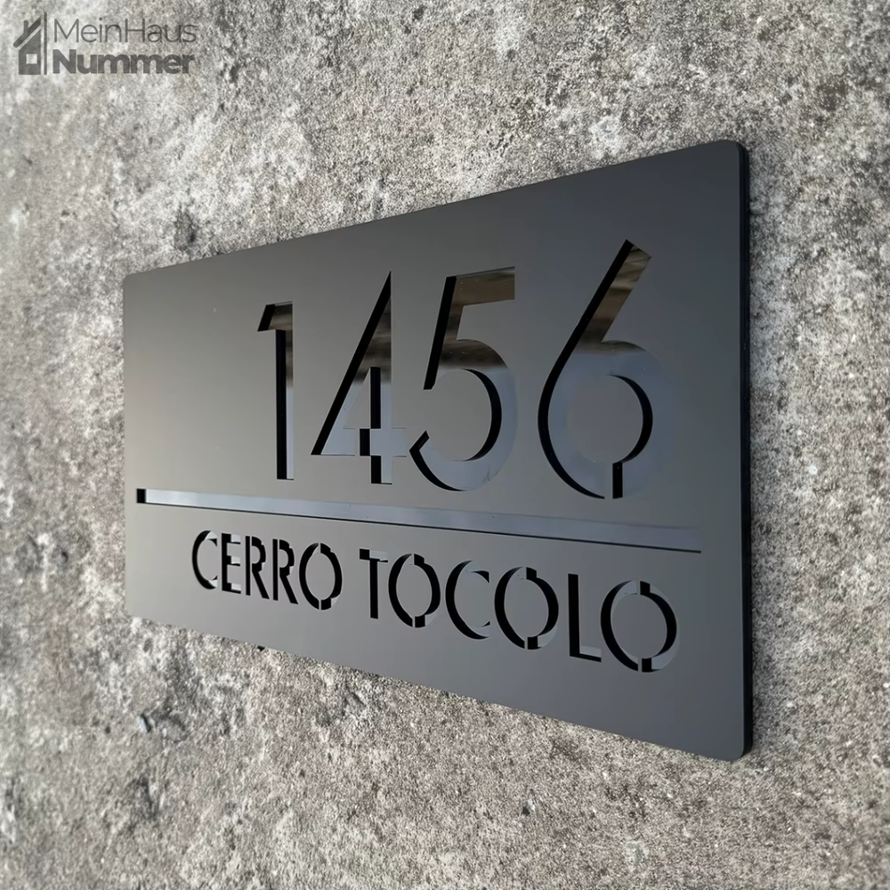 StyleHaus | Premium Acryl Hausnummernschild