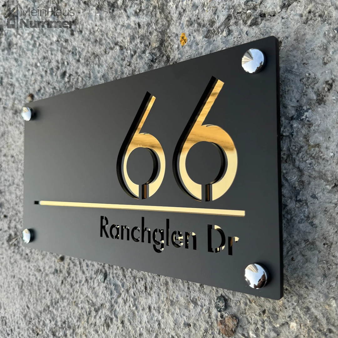 StyleHaus™ | Premium Acryl Hausnummernschild