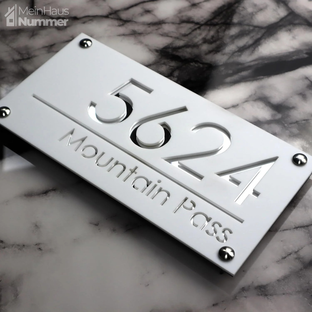 StyleHaus™ | Premium Acryl Hausnummernschild