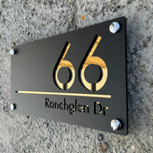 StyleHaus | Premium Acryl Hausnummernschild