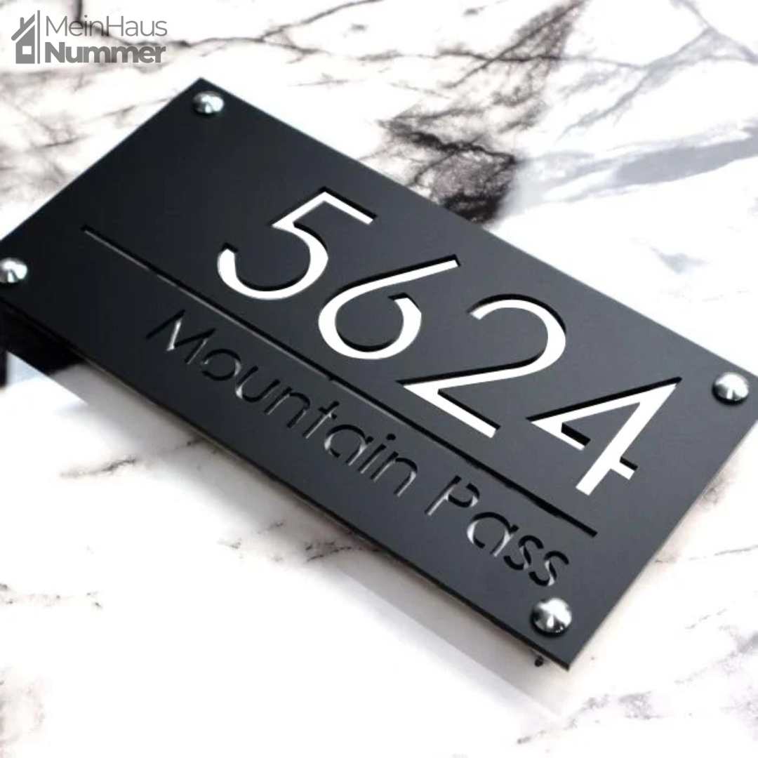 StyleHaus™ | Premium Acryl Hausnummernschild