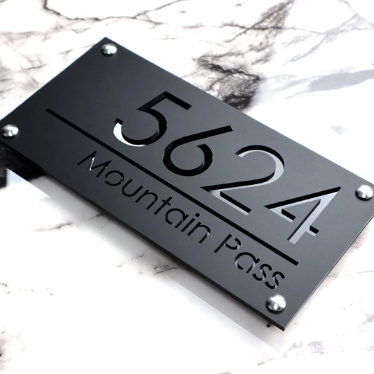 StyleHaus | Premium Acryl Hausnummernschild