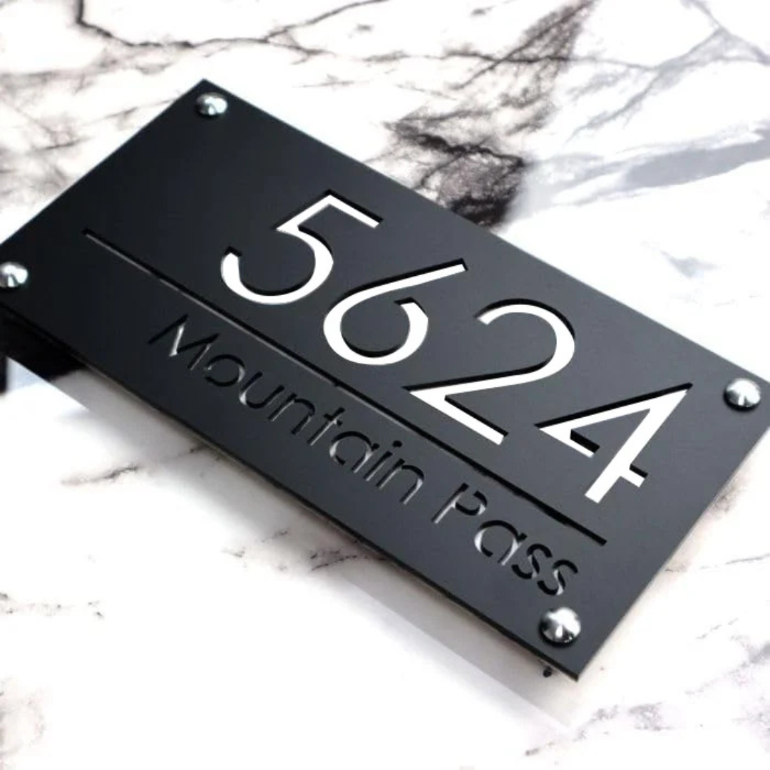 StyleHaus | Premium Acryl Hausnummernschild