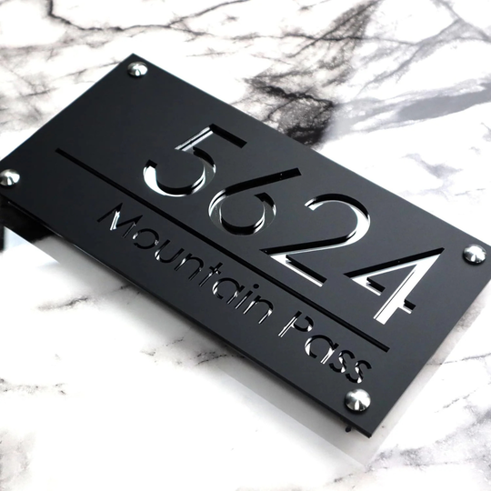 StyleHaus | Premium Acryl Hausnummernschild