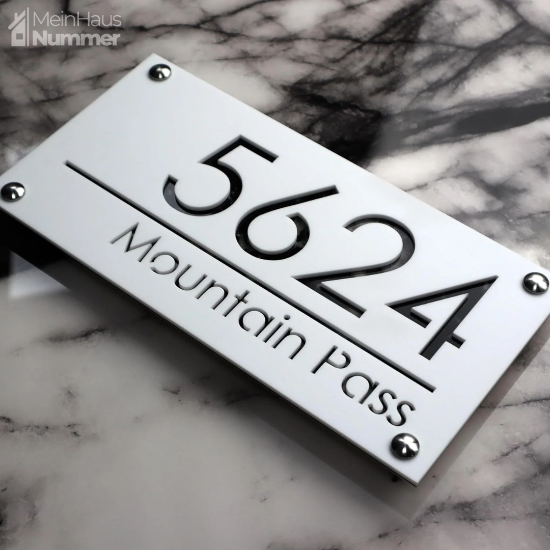StyleHaus™ | Premium Acryl Hausnummernschild