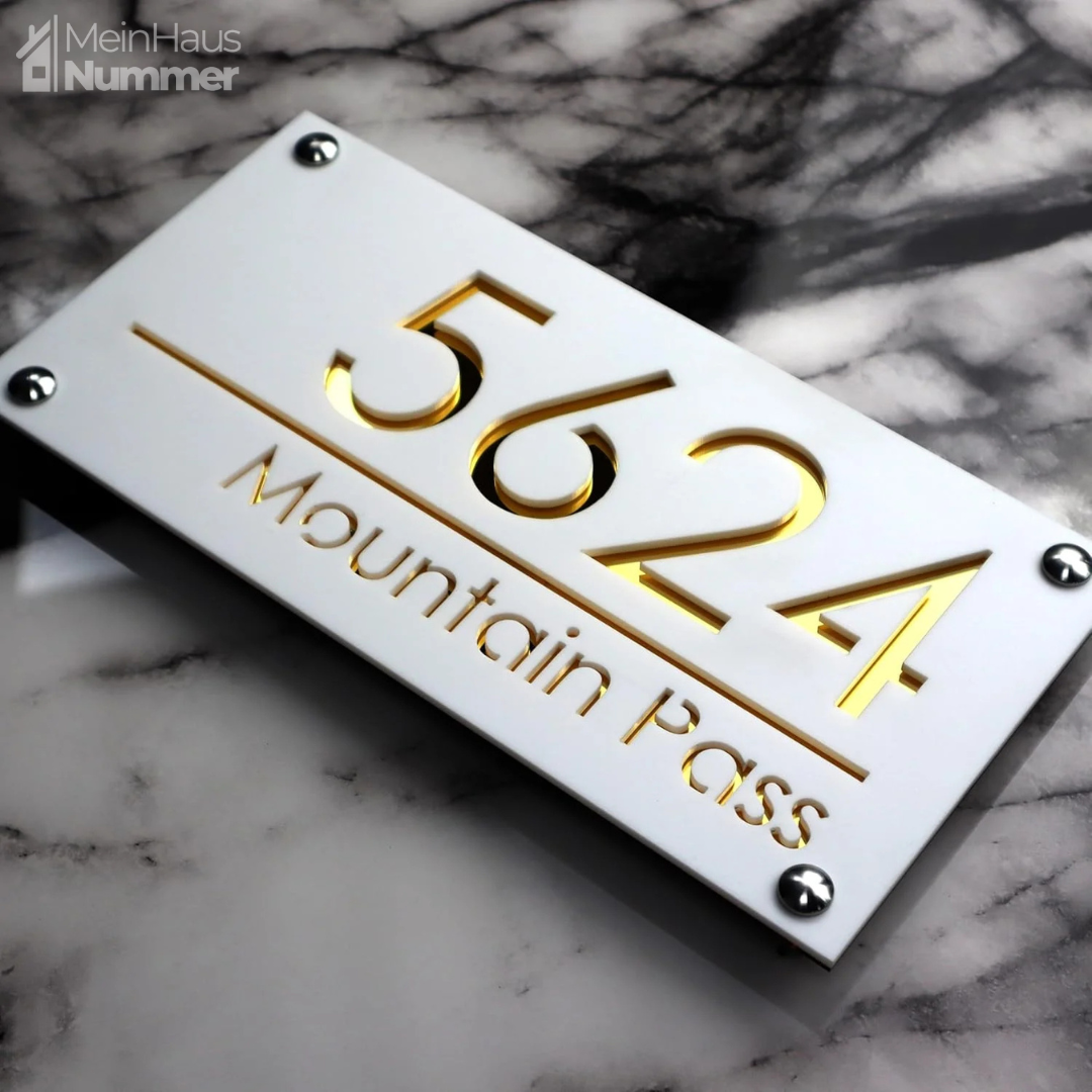 StyleHaus™ | Premium Acryl Hausnummernschild