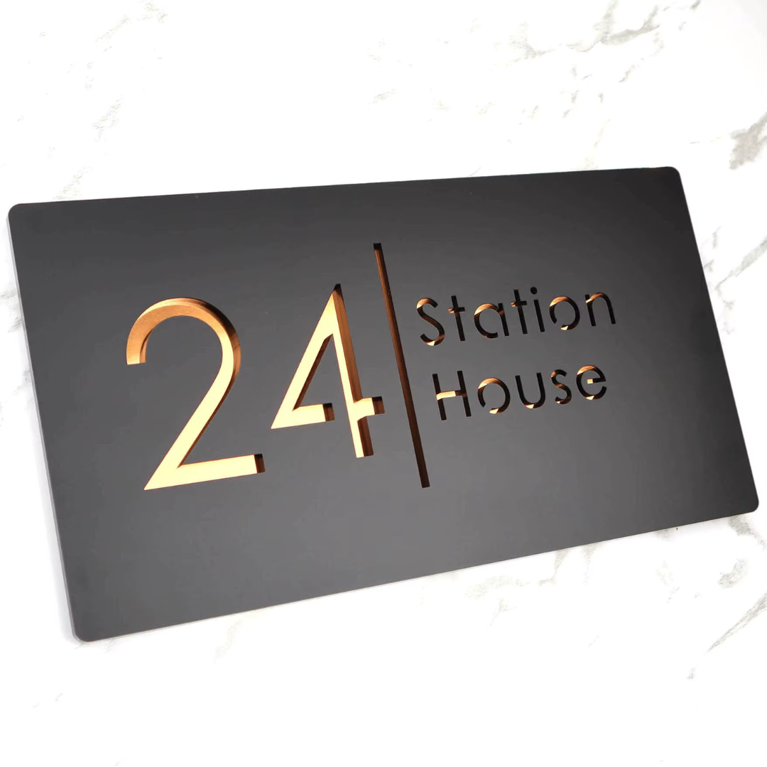 MatteHaus™ | Acryl Hausnummernschild