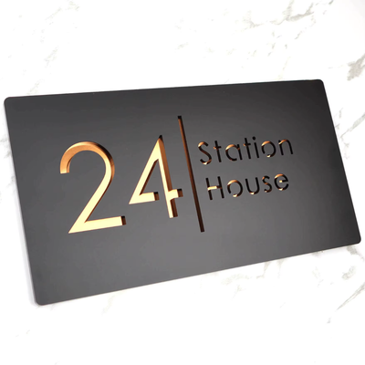 MatteHaus™ | Acryl Hausnummernschild