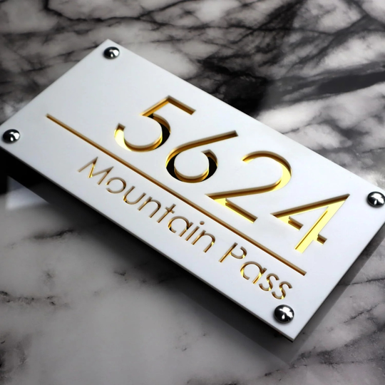 StyleHaus | Premium Acryl Hausnummernschild
