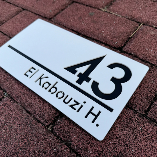 StyleHaus | Premium Acryl Hausnummernschild