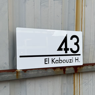 StyleHaus™ | Premium Acryl Hausnummernschild