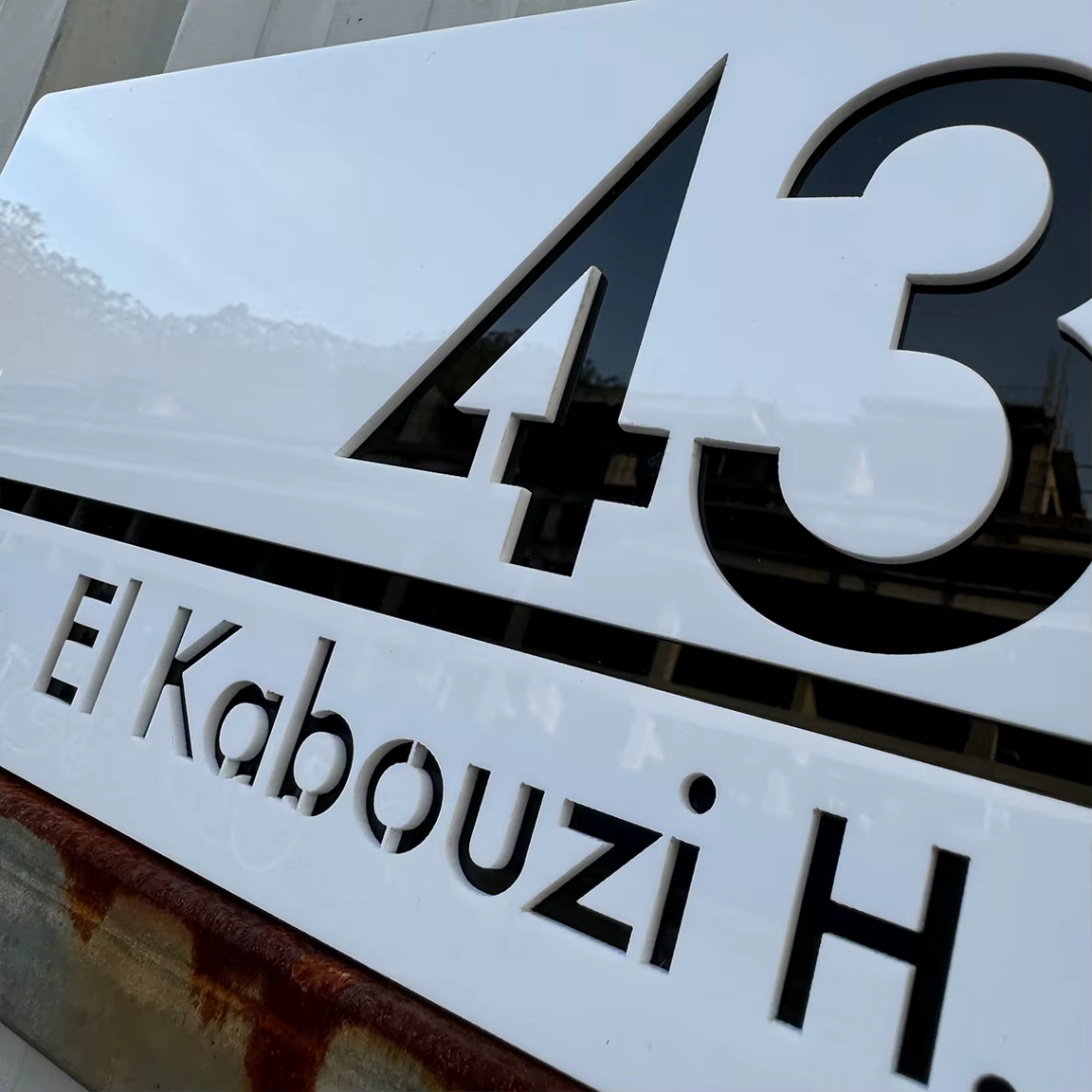 StyleHaus | Premium Acryl Hausnummernschild