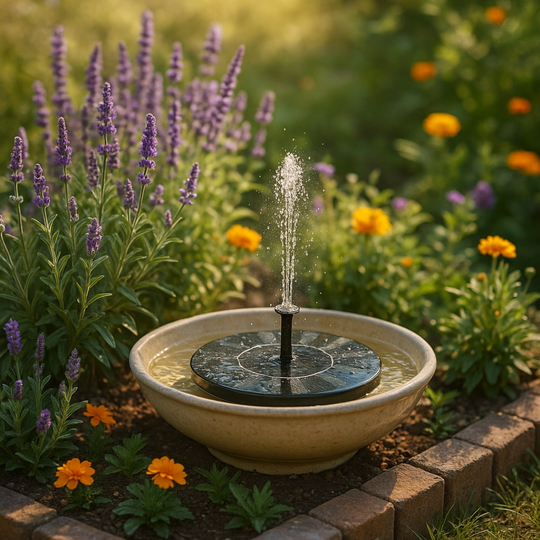 AquaSonne™ | Solarbrunnen für den Garten