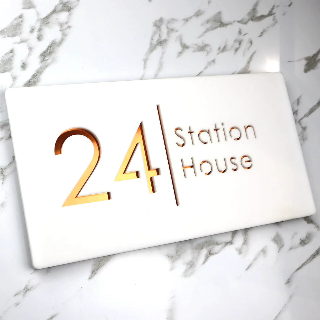 MatteHaus™ | Acryl Hausnummernschild