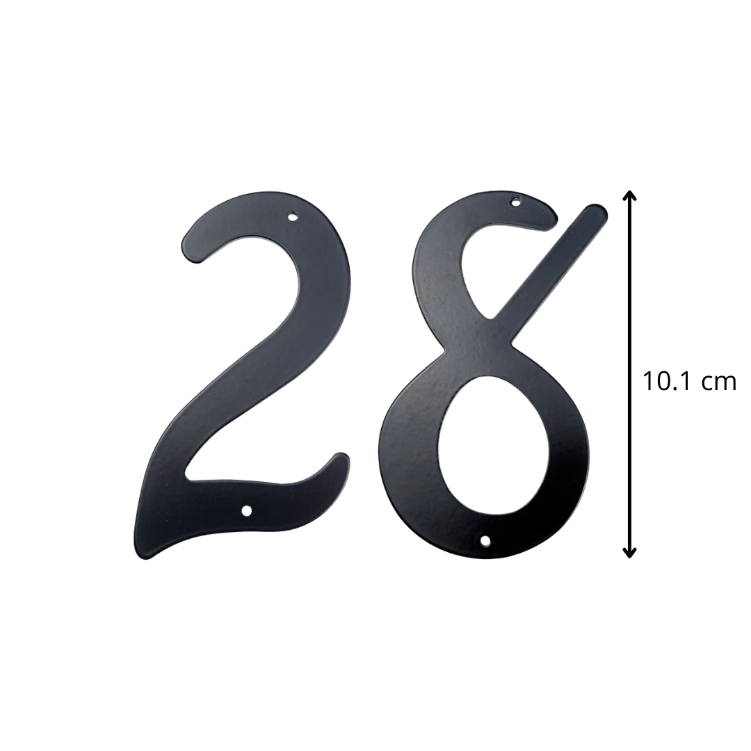 AluHaus™ | Schwarze Aluminium Hausnummer