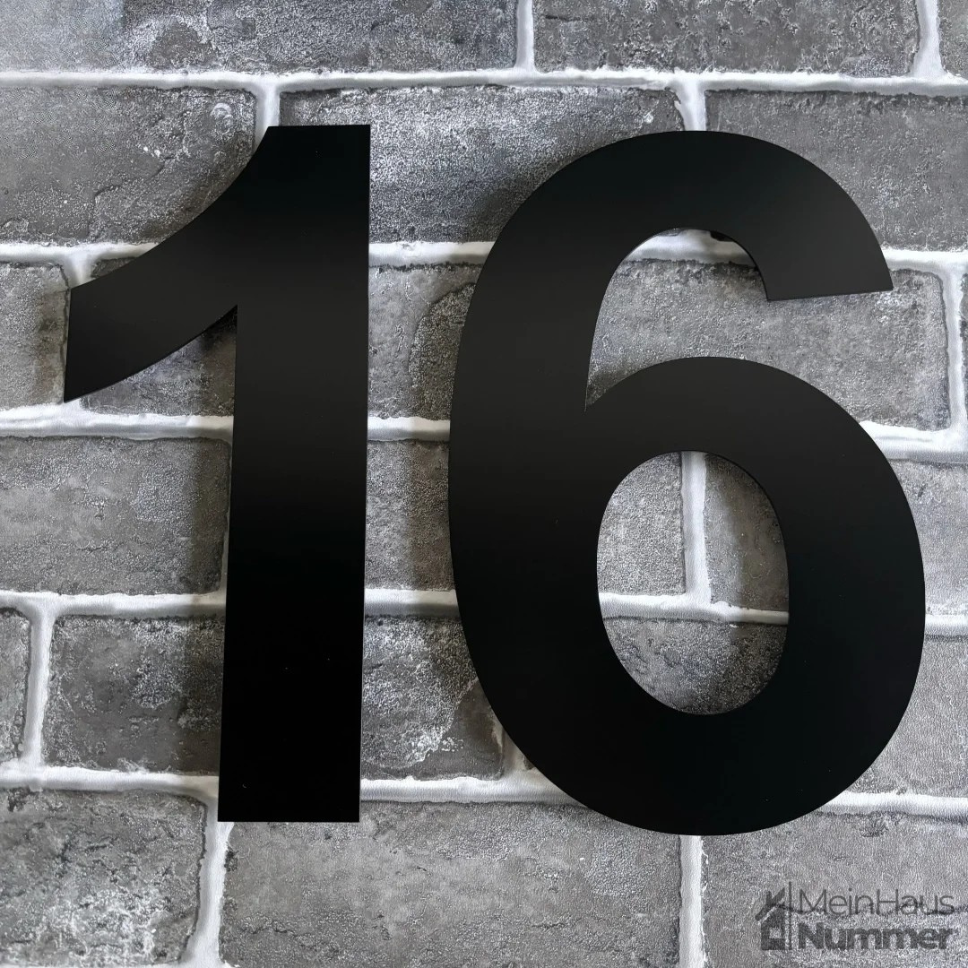 PrimeHaus™ | Edelstahl Floating Hausnummer