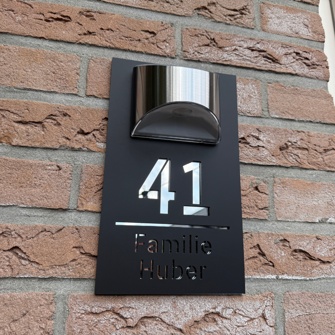 NumLux™ | Ihre personalisierte Hausnummer