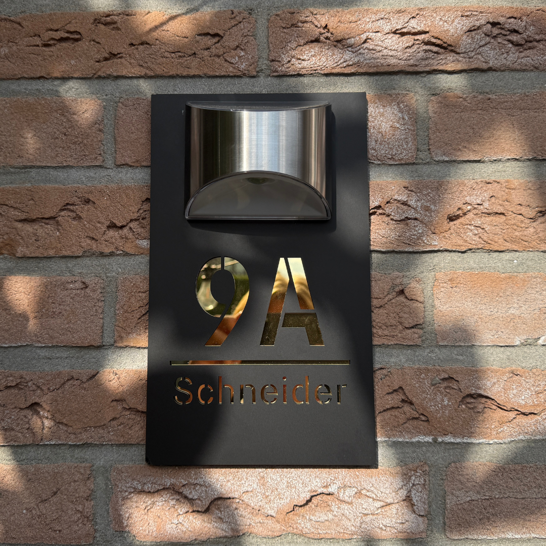 NumLux™ | Ihre personalisierte Hausnummer