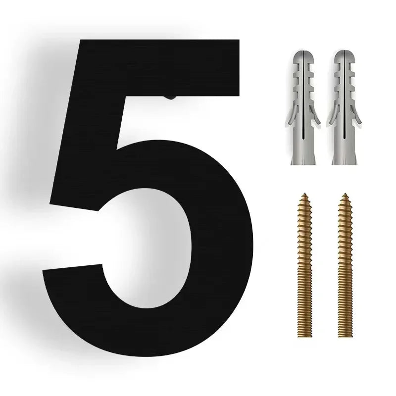 PrimeHaus™ | Edelstahl Floating Hausnummer