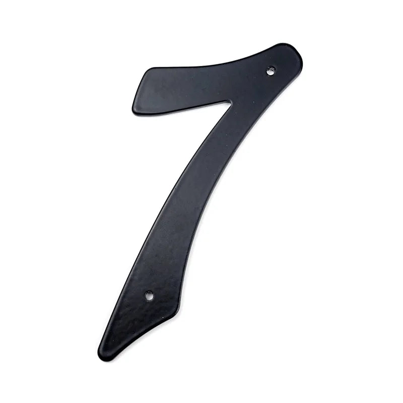 AluHaus | Schwarze Aluminium Hausnummer