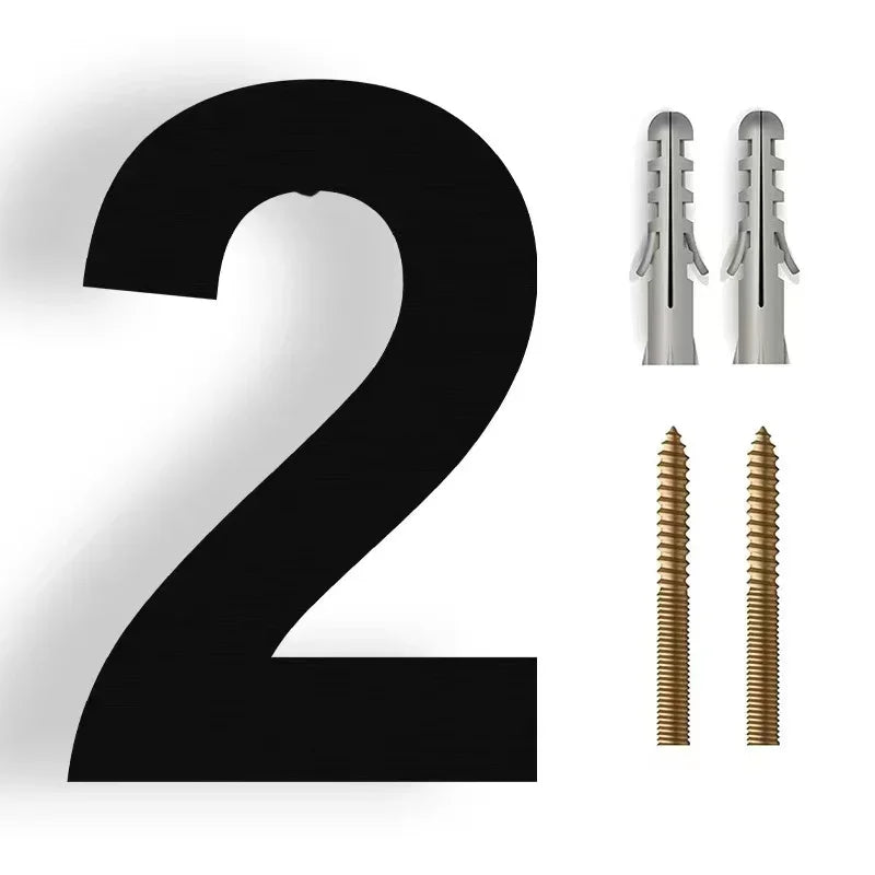 PrimeHaus™ | Edelstahl Floating Hausnummer