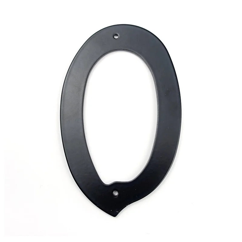AluHaus | Schwarze Aluminium Hausnummer