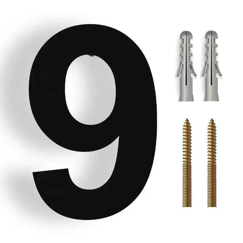 PrimeHaus™ | Edelstahl Floating Hausnummer