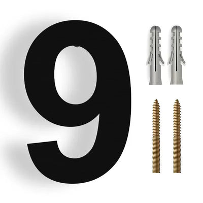 PrimeHaus™ | Edelstahl Floating Hausnummer