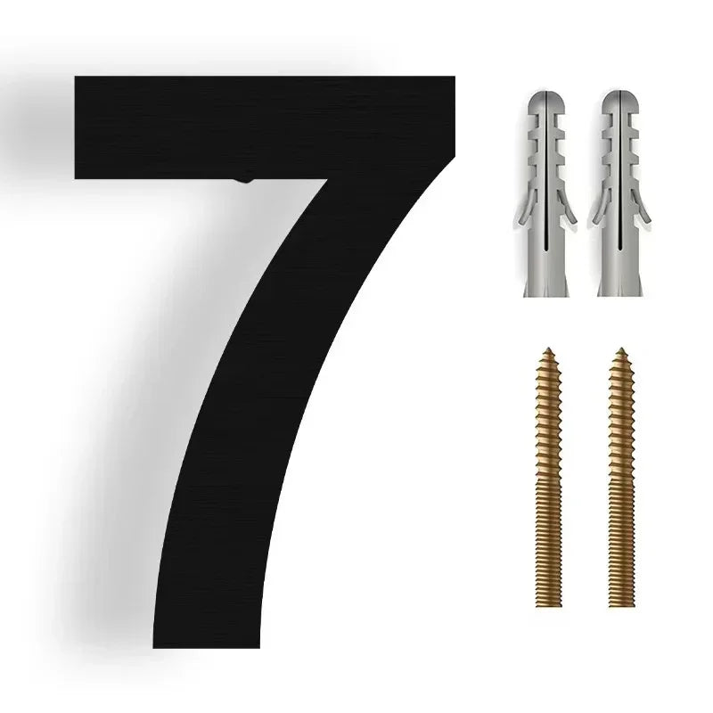 PrimeHaus™ | Edelstahl Floating Hausnummer