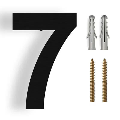 PrimeHaus™ | Edelstahl Floating Hausnummer