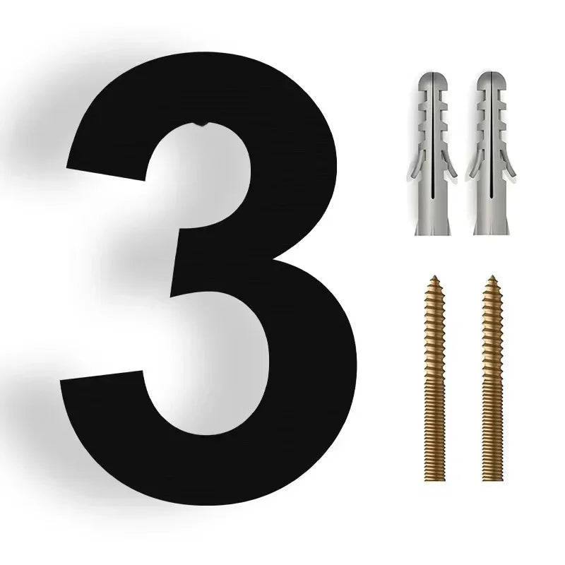 PrimeHaus™ | Edelstahl Floating Hausnummer