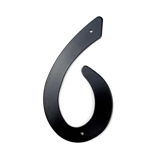 AluHaus | Schwarze Aluminium Hausnummer